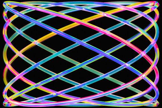 Prismatic Glass Pipe in Endless Loop