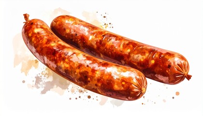 ソーセージのイラスト素材