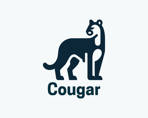  Cougar Full Body Logo for Wild Branding