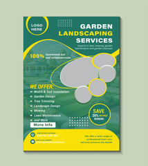 This editable social media flyer template enhances your garden services' online presence. It is perfect for promoting landscaping, lawn care, and outdoor design services across various platforms.