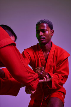 Martial arts training with expert instructors in a lively settin