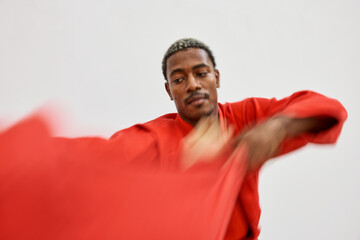 Practicing mixed martial arts with focus and precision