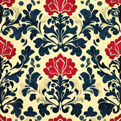 seamless pattern with flowers