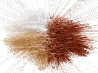 Abstract representation of big data visualization, complex network nodes and lines - Graph Graphic Tech background