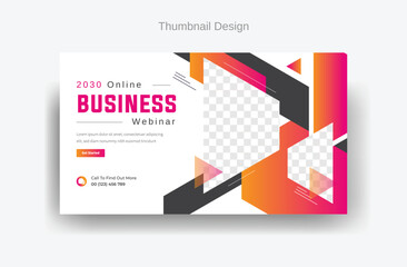 social media banner template, colorful template, abstract promo banner design, video cover design 