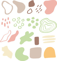 Pastel Abstract Shapes