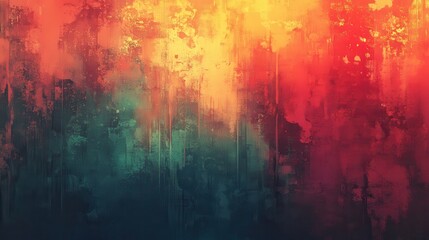 Fototapeta premium Abstract landscape of vibrant colors (4)