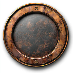 Fototapeta premium old rusty metal frame