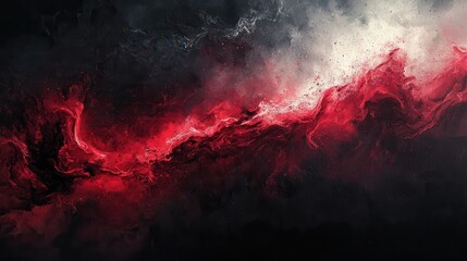 Abstract painting of swirling, vibrant colors (1)