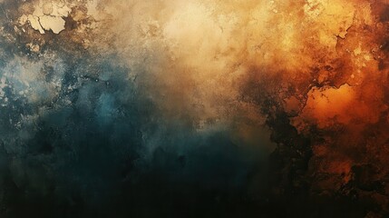 Obraz premium Abstract painting with vibrant color gradients (1)