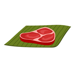 Fresh Raw Meat Illustration
