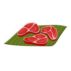Fresh Raw Meat Illustration