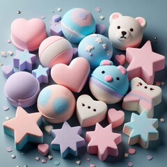 Bath Bombs stars or animals