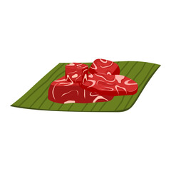 Fresh Raw Meat Illustration