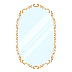 Modern Decorative Mirror Illustration