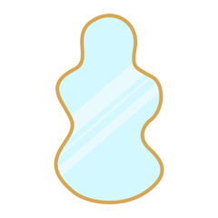 Modern Decorative Mirror Illustration