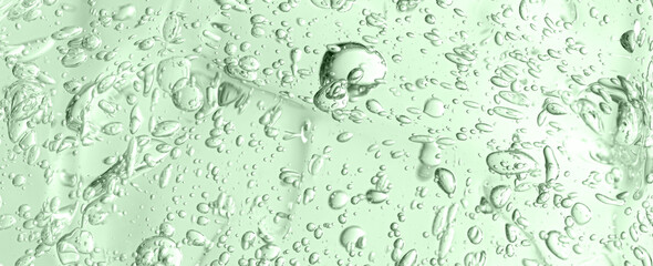 The texture of the cosmetic product. A skin serum or cleanser gel or moisturizer.