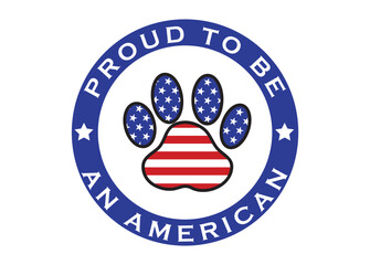 Proud to be an American vector, Proud to be an American clipart, Proud to be an American silhouette