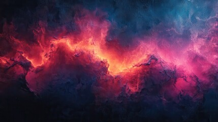 Fototapeta premium Abstract swirling clouds of vibrant color