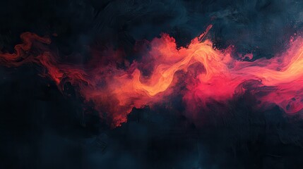 Abstract swirling colors on a dark background (1)