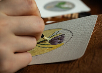 Bringing a flower to life