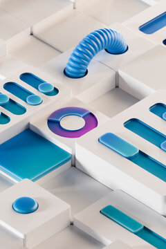 Control Interface 3D Composition
