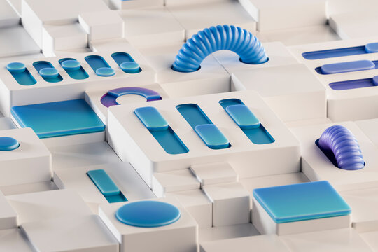 Control Interface 3D Composition