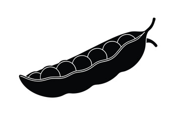 Edamame Soybean Vegetable Vector Illustration Isolated on White Background