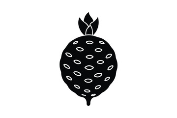 Jerusalem Artichoke Vegetable Vector Illustration Isolated on White Background