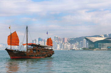 Obraz premium Victoria Harbour in Hong Kong