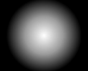 abstract sphere on black background