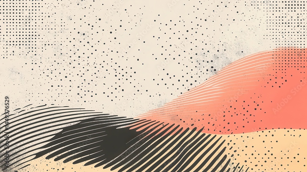 Poster abstract textured background with soft colors and lines