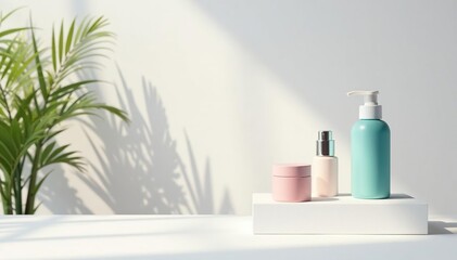 Clean minimalist product display on white backdrop, visual, simple, design