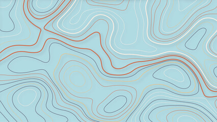 Topographic map patterns, topography line map. Vintage outdoors style. 