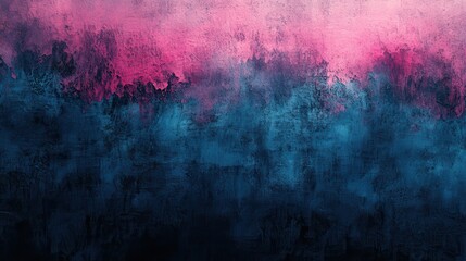 Abstract textured wall, vibrant colors, deep blues and pinks