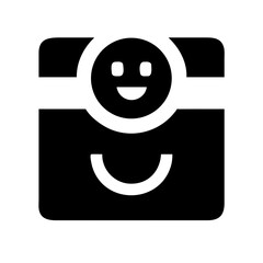 scale with smiley face weight management silhouette on transparent background for web and graphic design