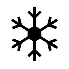 snowflake uniqueness silhouette on transparent background for web and graphic design
