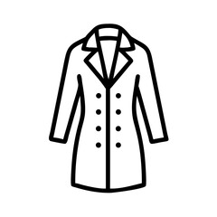 Naklejka premium trench coat on transparent background for web and graphic design