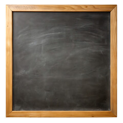 Blank Chalkboard Texture: Wooden Frame School Blackboard Background