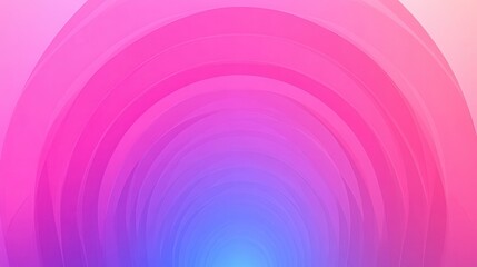 Abstract vibrant gradient tunnel