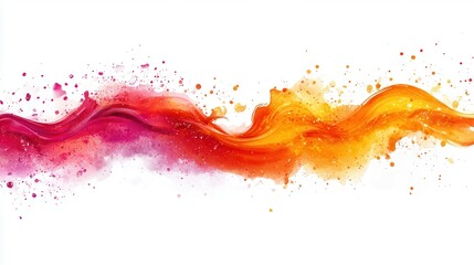 Abstract vibrant liquid flow