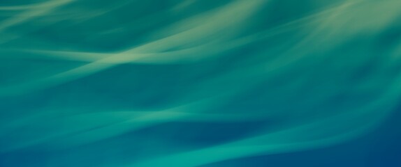 blue and green abstract wave background with motion blur