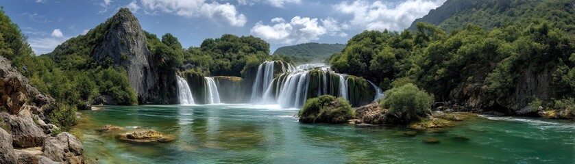 A top travel destination, this waterfall attracts visitors from around the world