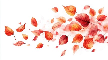 Autumn leaves swirling in the wind (24)