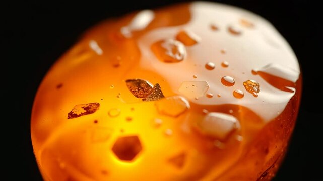 a close up of a glass with water on it