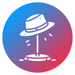 Hat Stand Vector Icon