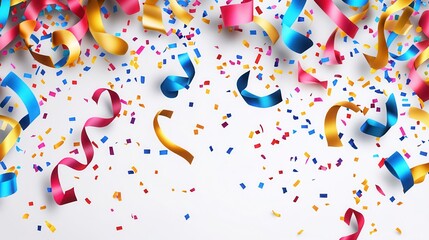 Colorful confetti and streamers (1)