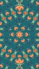 Fototapeta premium digital art in the form of a kaleidoscope