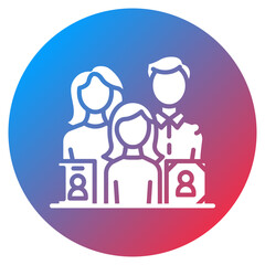 Family Photo Vector Icon