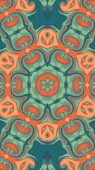 digital art in the form of a kaleidoscope